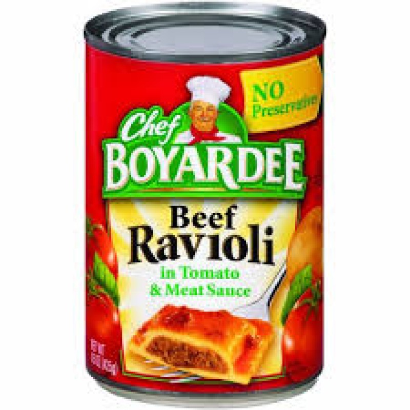 CHEF BOYARDEE BEEF RAVIOLI  15oz