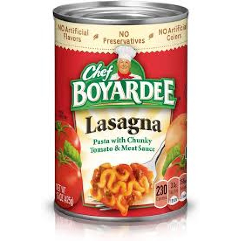 CHEF BOYARDEE LASAGNA 15oz