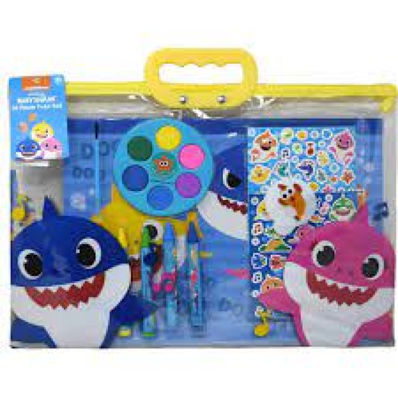 BABY SHARK /MICKEY 12PC STATIONERY IN