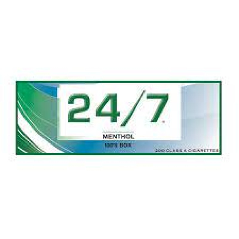 24/7 MENTHOL 100 BOX