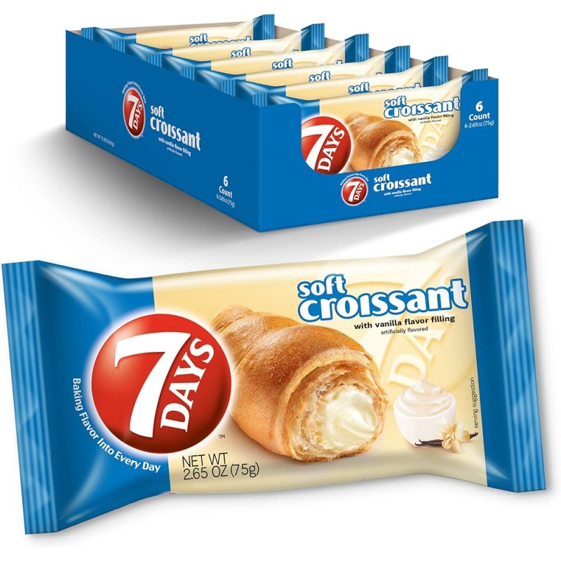 7 DAYS CROISSAN SOFT CROS/W/VANILL