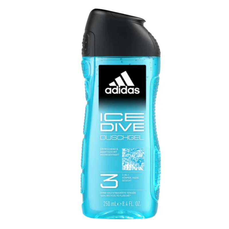 ADIDAS SHOWER GEL 3IN 1 ICE DIVE 250ML