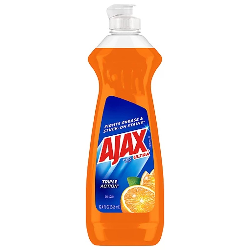 AJAX DISH LIQUID 12.4 FL OZ TRIPE ACTION