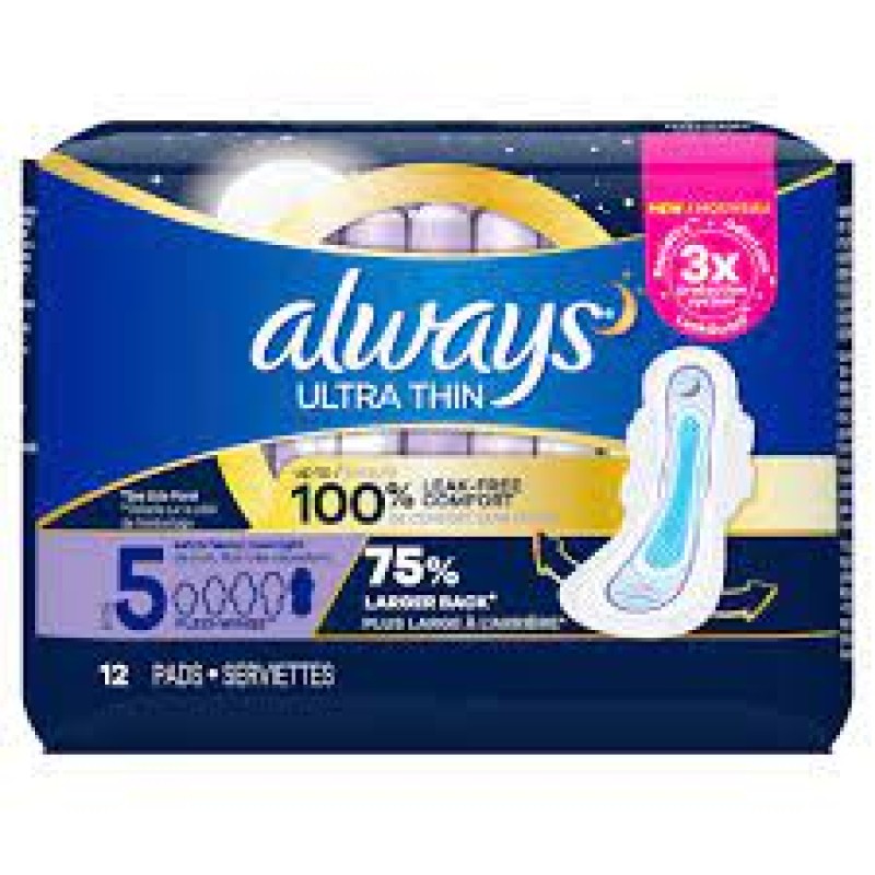 ALWAYS ULTRA THIN REGULAR SIZE 5