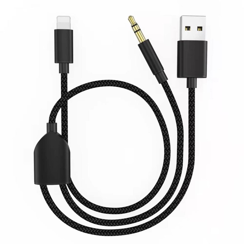 AQVAZE CHARGER I-PH TO AUX HD ADAPTER