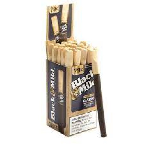 BLACK & MILD CASINO WOOD TIP 89C 25CT