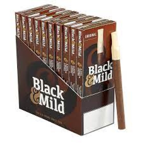 BLACK & MILD PLASTIC TIP ORIGINAL 10-5CT