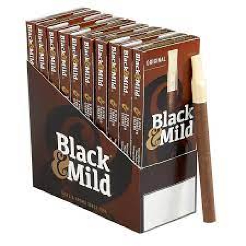 BLACK & MILD PLASTIC TIP ORIGINAL 10-5CT