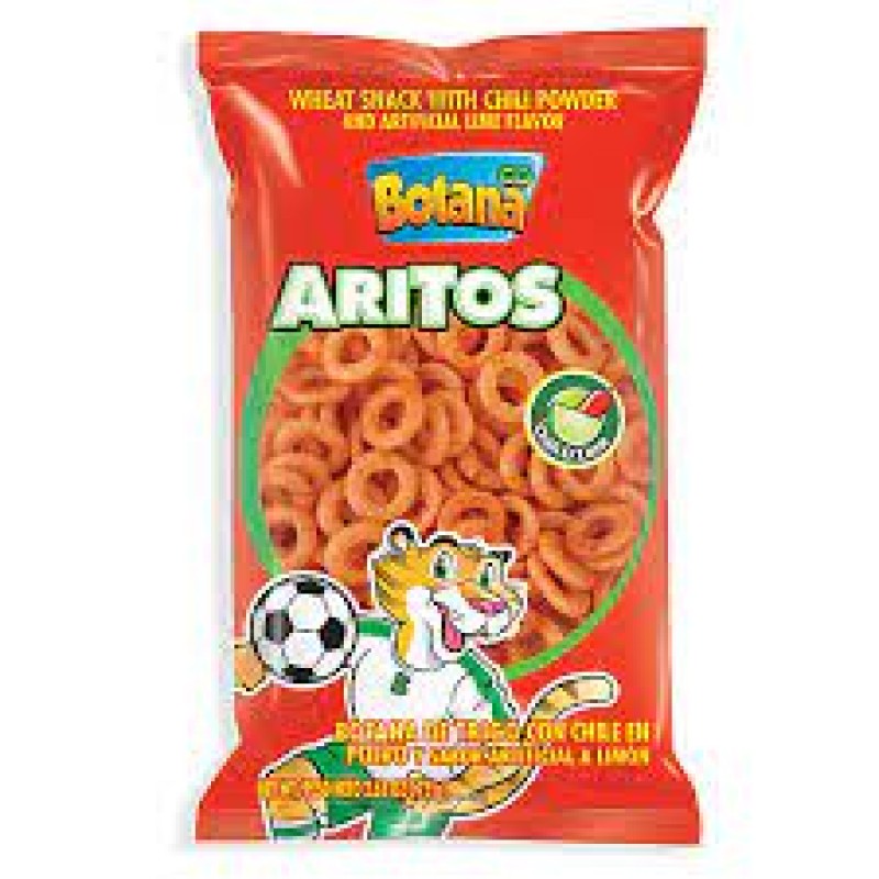 BOTANACO ARITOS CHILI & LIME 2.75 OZ BAG