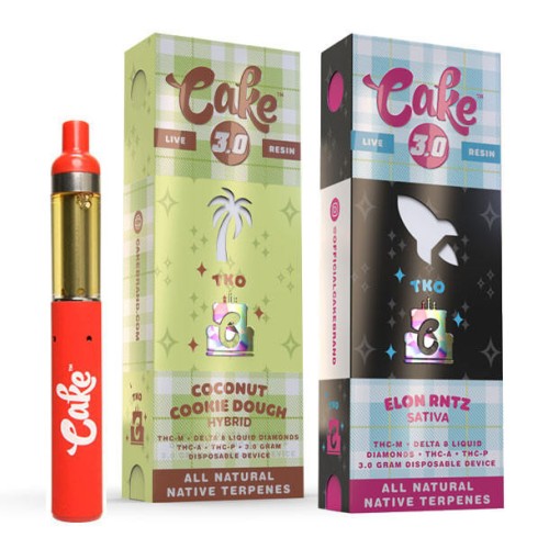 CAKE 3.0GRMS TKO THC-M LIVE RESIN ALL FLAVOURS
