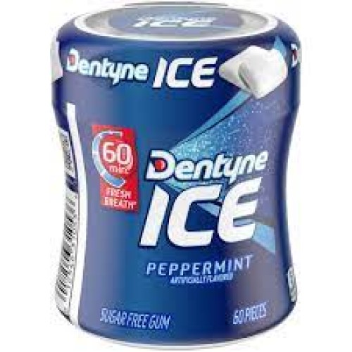 DENTYNE ICE PEPPERMINT BOTTLE