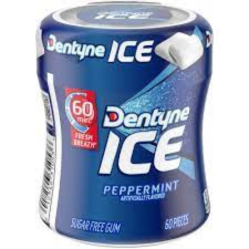 DENTYNE ICE PEPPERMINT BOTTLE