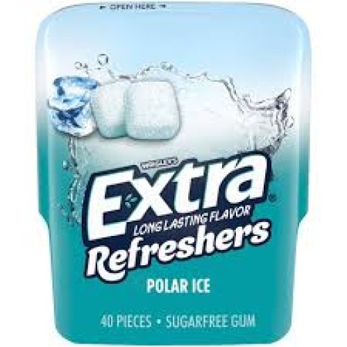 WRIGLEYS EXTRA REFESHERS POLAR ICE CAN GUM