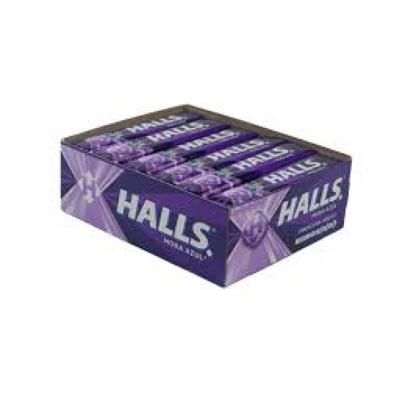 HALLS MEXICANA MORA AZUL