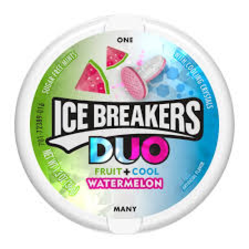 ICE BREAKERS DUO W/MELON CAN