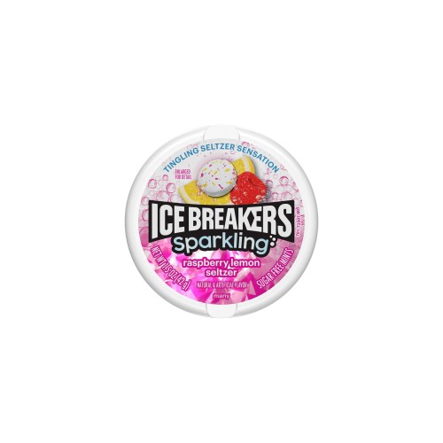 ICE BREAKERS MINT RASPBERRY LEMON SELTZER CAN