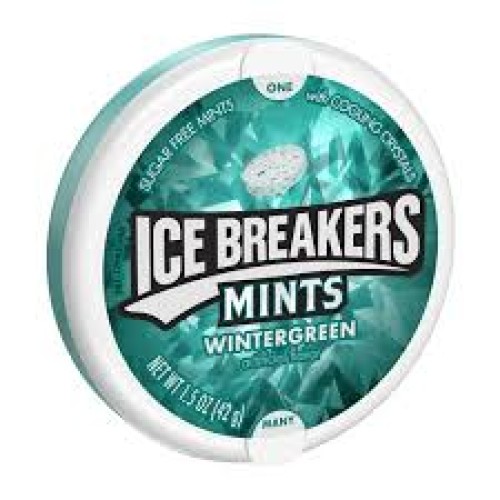 ICE BREAKERS MINT WINTERGREEN CAN