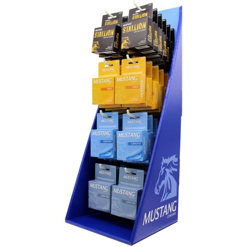 MUSTANG CONDOM DISPLAY