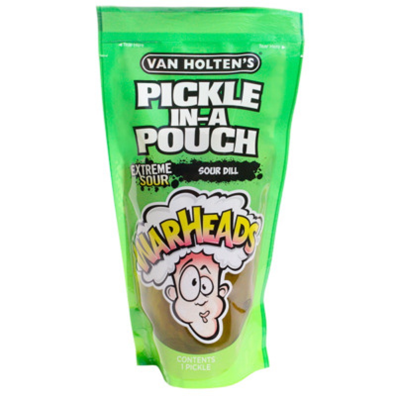 PICKLE IN A POUCH WARHEAD SOUR DILL JUMBO
