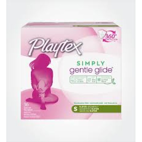PLAYTEX GENTLE GLIDE SPORT SUPER TAMPONS