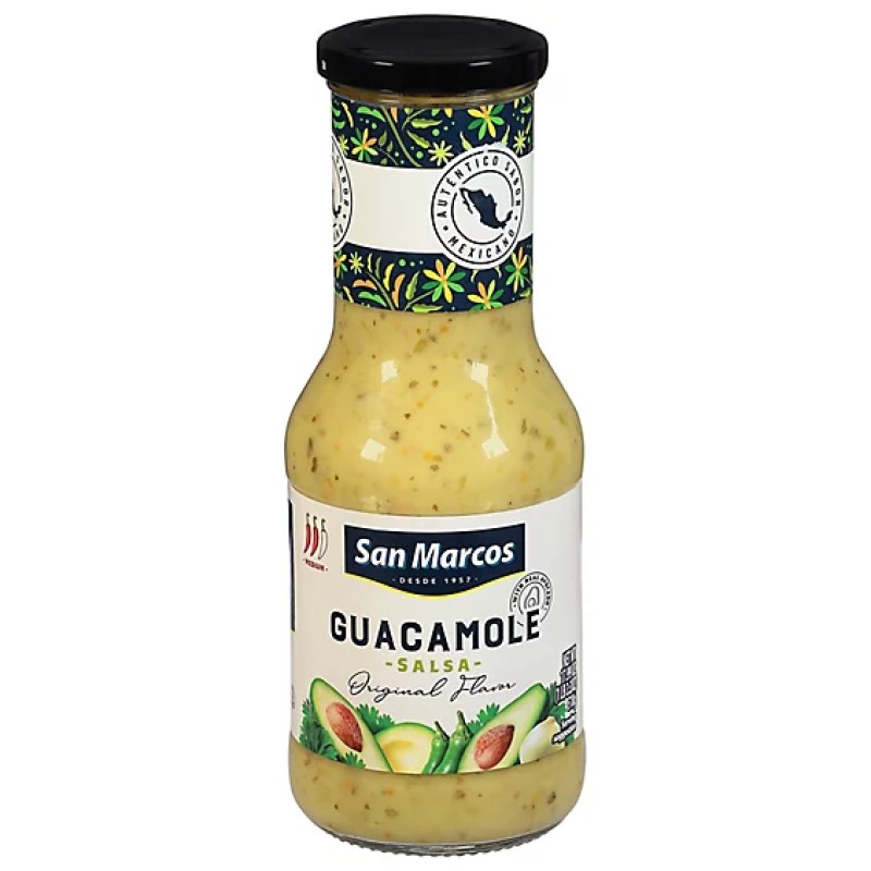 SAN MARCOS GUACAMOLE SALSA 17.99 OZ