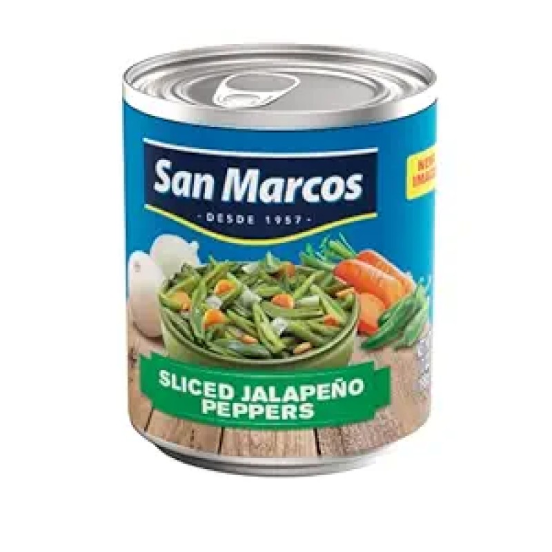 SAN MARCOS  SLICED JALAPENO PEPPERS  7OZ