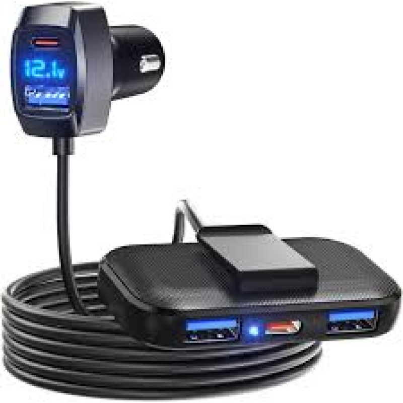 TONZ CHARGER CAR USB-TYPE- C 5FT