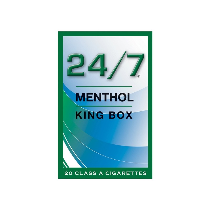 24/7 MENTHOL KING BOX