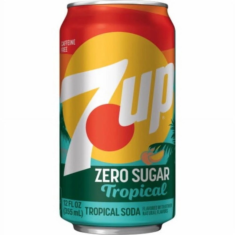 7UP TROPICAL ZERO SUGAR 20OZ