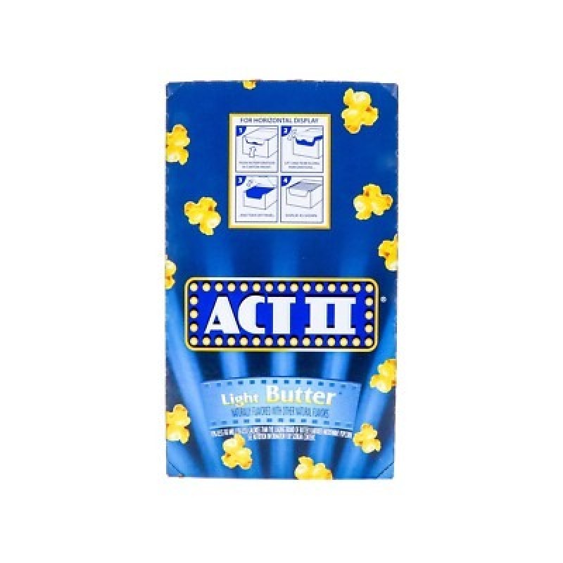 ACT II LIGHT BUTTER 18 CT 2.75 OZ