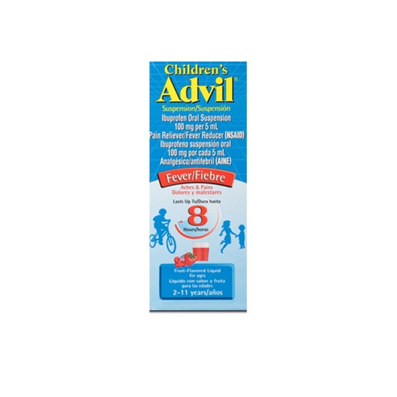 ADVIL CHILDRENS DYE FREE BLUE RAPBERY 4OZ