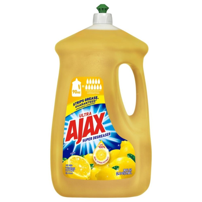 AJAX DISH LIQUID 14 FL OZ LEMON