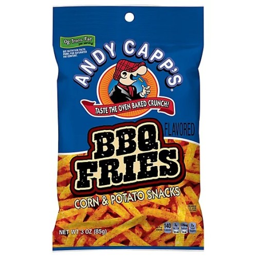 ANDY CAPPS BBQ FRIES CORN & POTATO SNACKS( 85g)