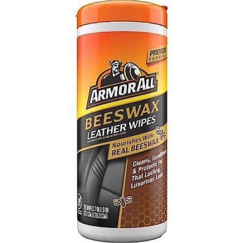 ARMORALL LEATHER CARE WIPES WITH BEESWAX