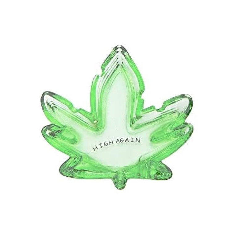 ASHTRAY GLASS LEAF
