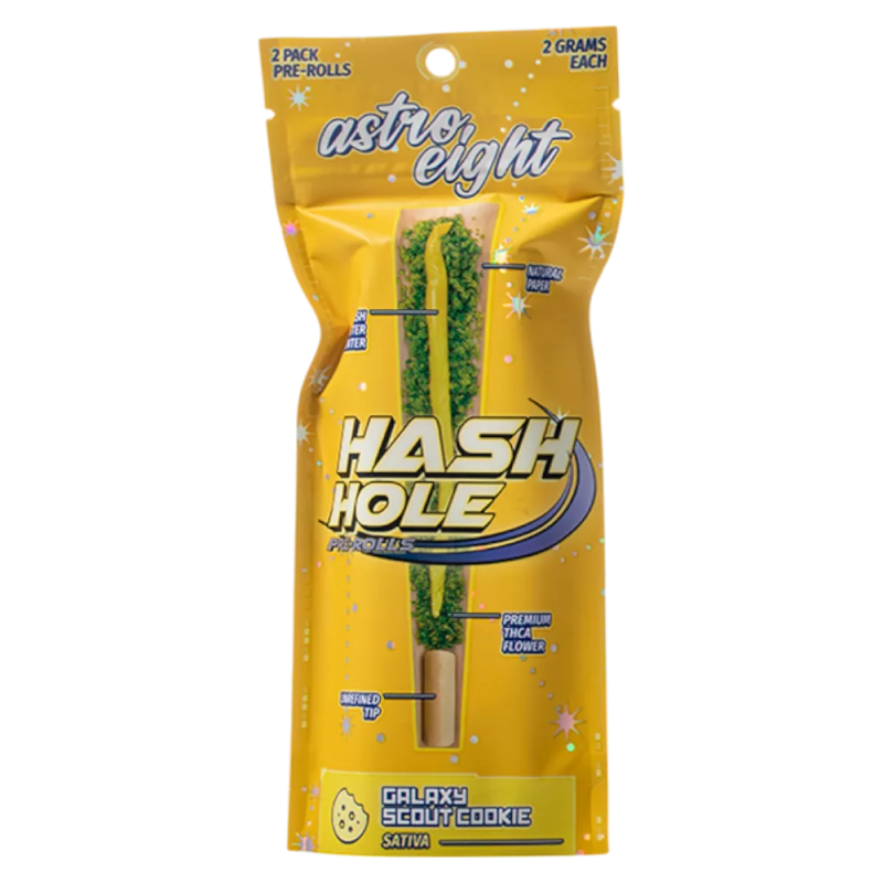 ASTRO PREROLLS HASH HOLES 2G 2PK THCA ALL FLAVOUR