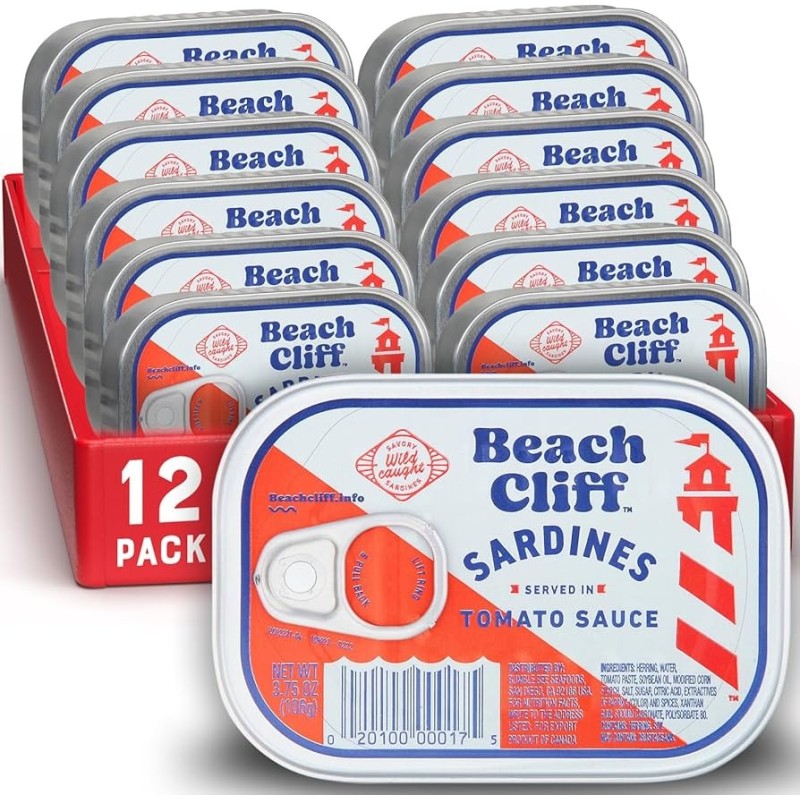 BEACH CLIFF SARDINES W/TOMATO SAUCE