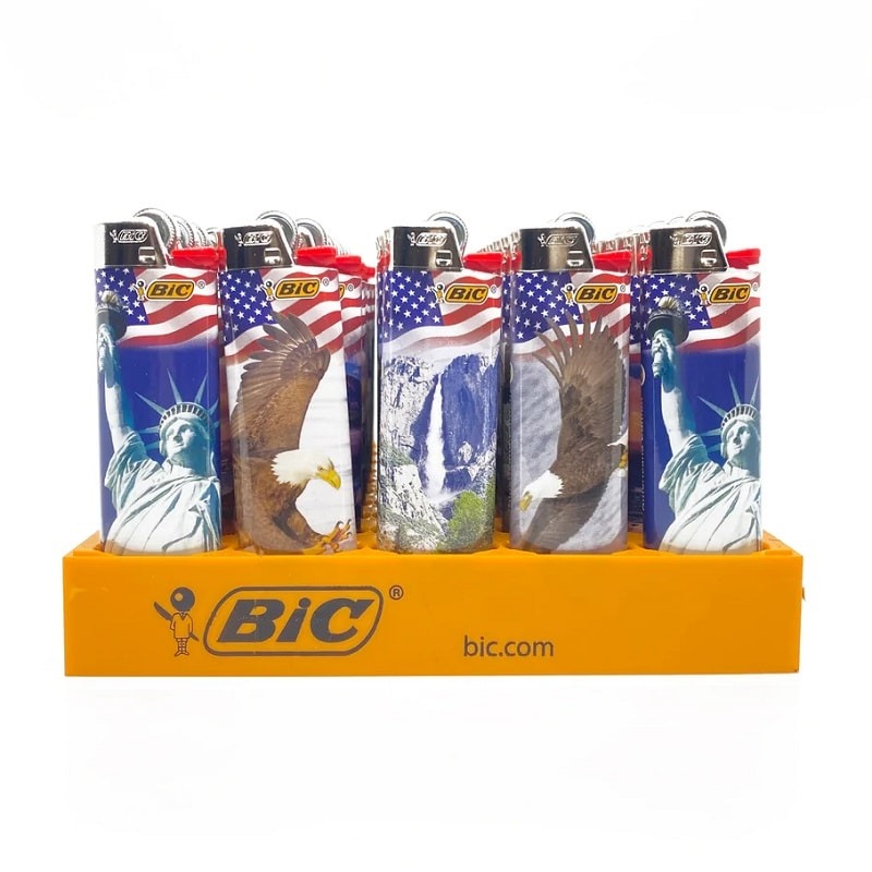 BIC LIGHTER AMERICANA 50CT
