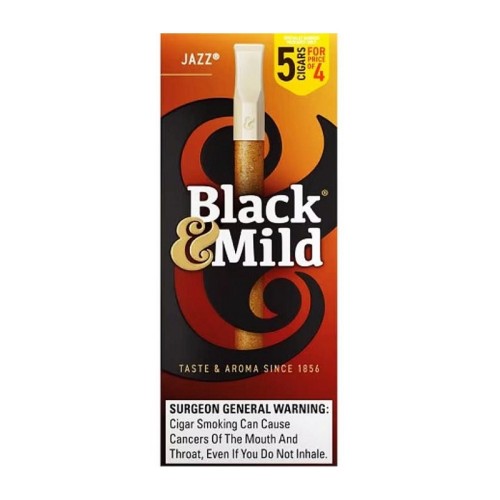 BLACK & MILD JAZZ PLASTIC TIP 5 FOR 4 10-5PK