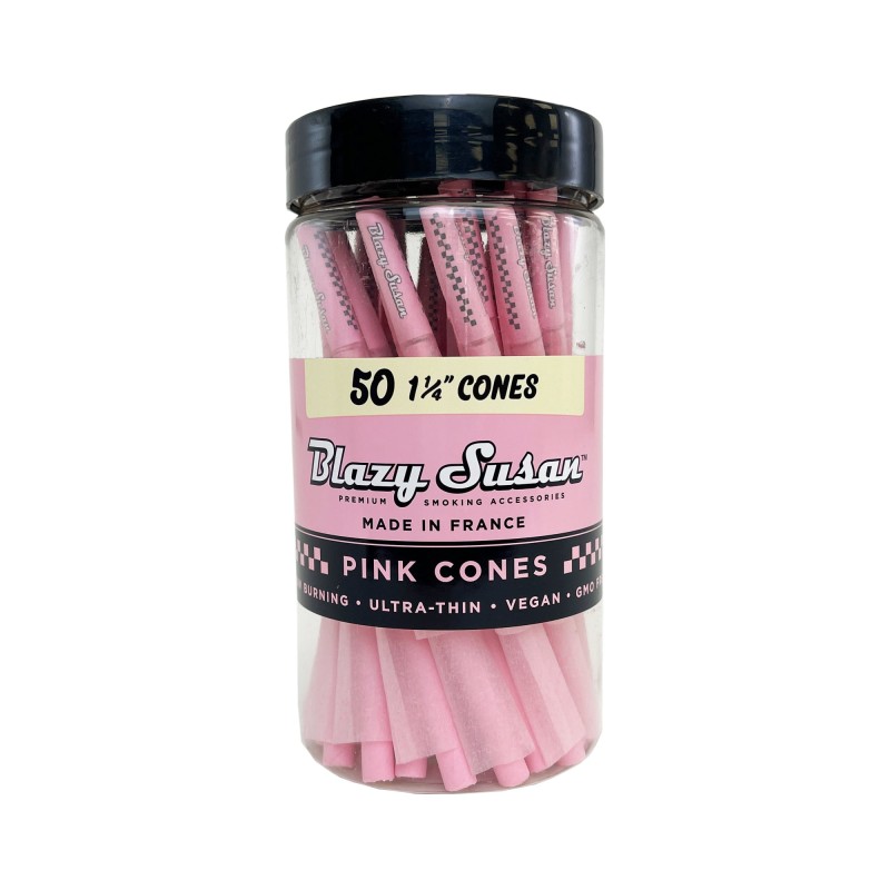 BLAZY SUSAN PINK PAPERS  1 1/4 SIZE 50CT