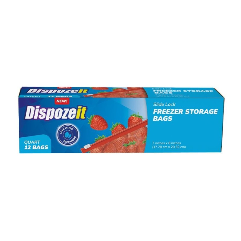 DISPOZEIT FREEZER STORAGE BAGS 12 CT