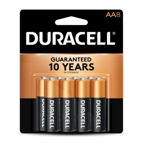 DURACELL AA-8PK/10PK COPPERTOP