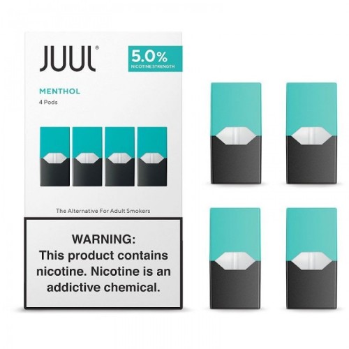 JUUL PODS MENTHOL TOBACC 3.0% 4 PODS