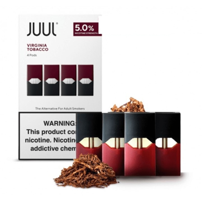 JUUL PODS VIRGINIA TOBACC 5% 4PODS