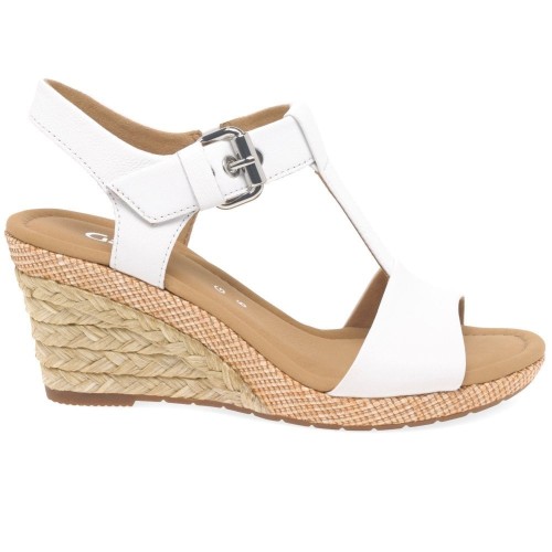 SANDLE KAREN FUR WHITE/CHAMPAGNE